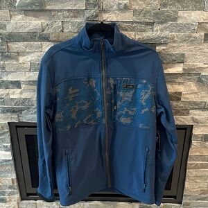 Men’s Pelagic Insulator Soft Shell Blue Jacket Size Medium